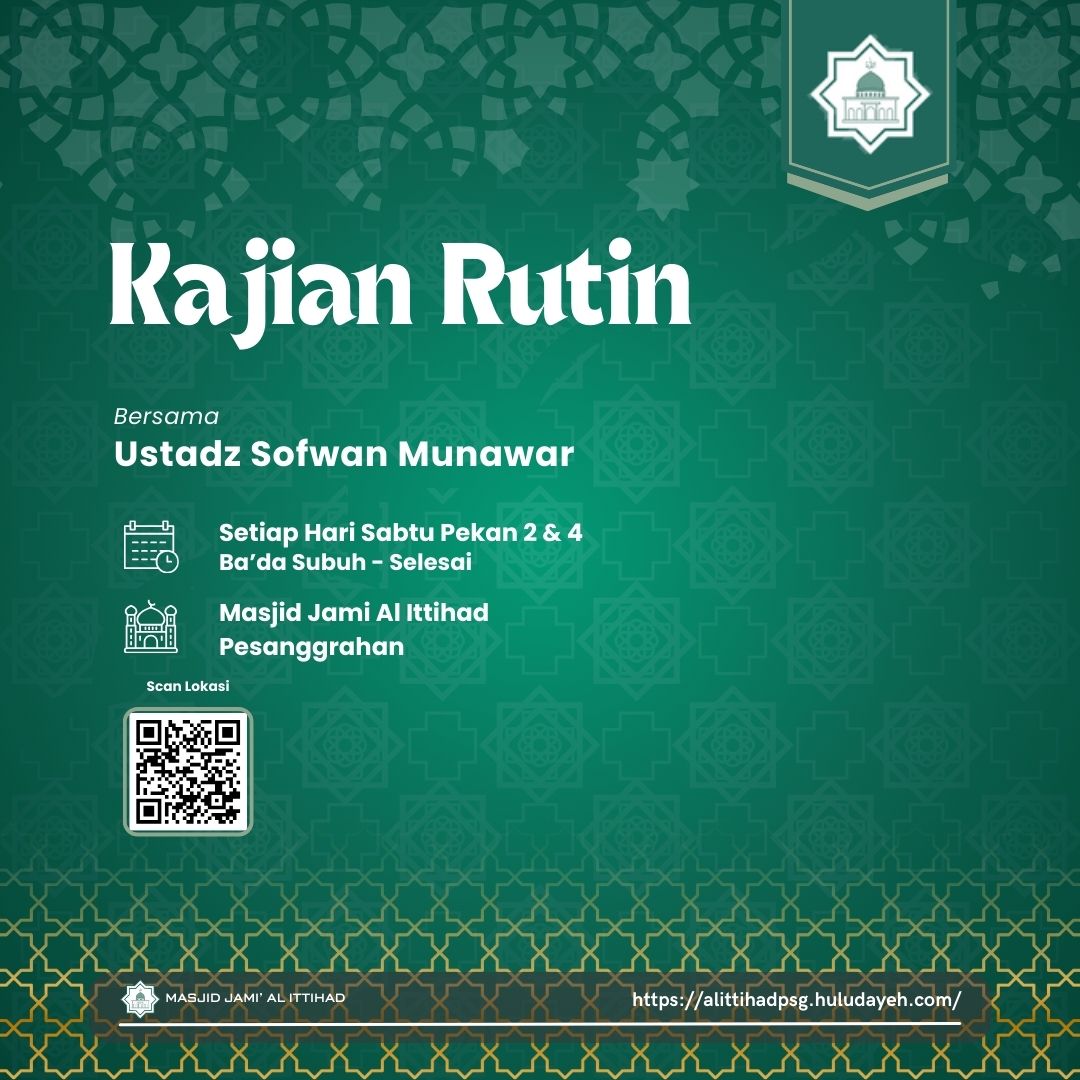 Kajian bersama Ustadz Sofwan Munawar